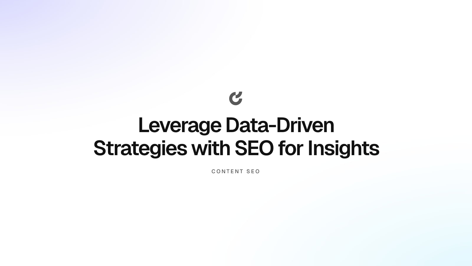 Leverage Data-Driven Strategies with SEO for Insights